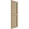 Ekena Millwork Rustic Two Equal Panel Flat Panel Smooth Faux Wood Shutters (Per Pair), Primed Tan, 12"W x 62"H SHUFP12X62SMPR - alternate 15